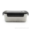 Lunch Box Reusable Three Sizes Rectangle Airtight Bento Food Container Supplier